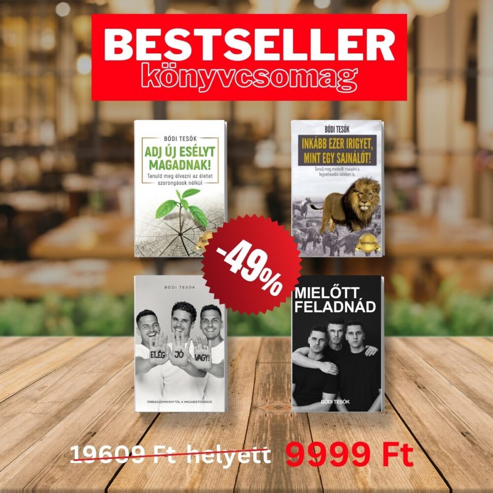 Bestseller könyvcsomag