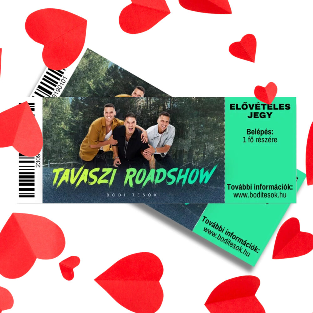 DUPLA NORMÁL jegy akció – Tavaszi Roadshow 2026