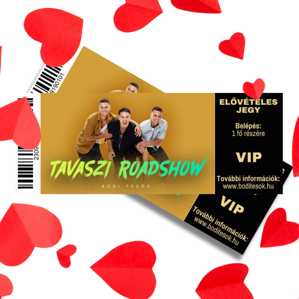 DUPLA VIP jegy akció – Tavaszi Roadshow 2026